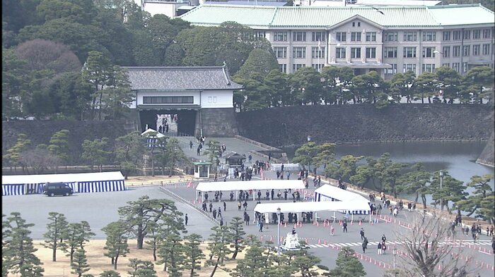 平成31（2019）年2月24日　即位三十年の祝賀行事が行われた皇居
