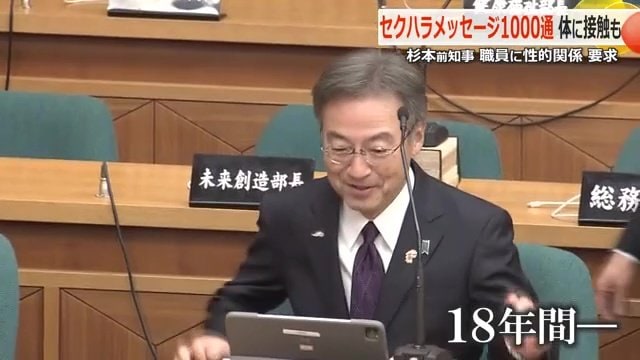 セクハラ行為は長期間に及んだ