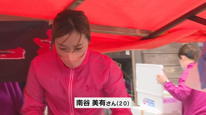 デビューした南谷美有さん