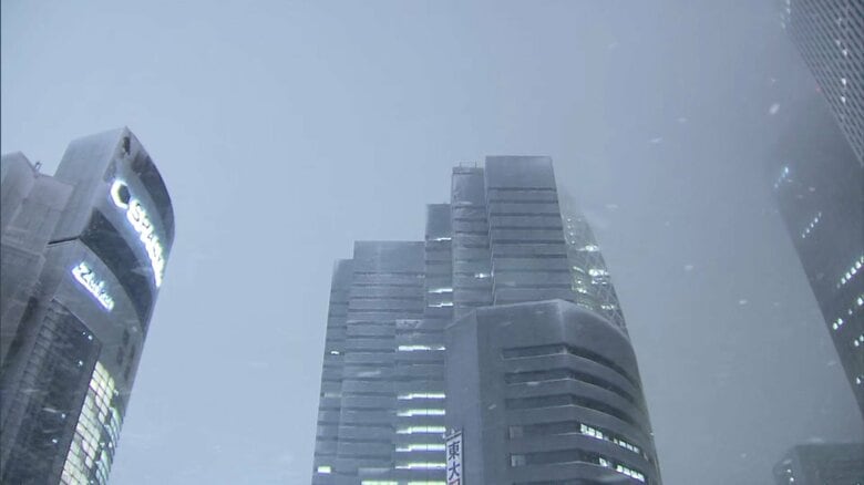 東京23区で降雪と雷が同時発生　気象庁HP「世界的に珍しい」夏の雷より電気量多く被害が大きくなることも｜FNNプライムオンライン