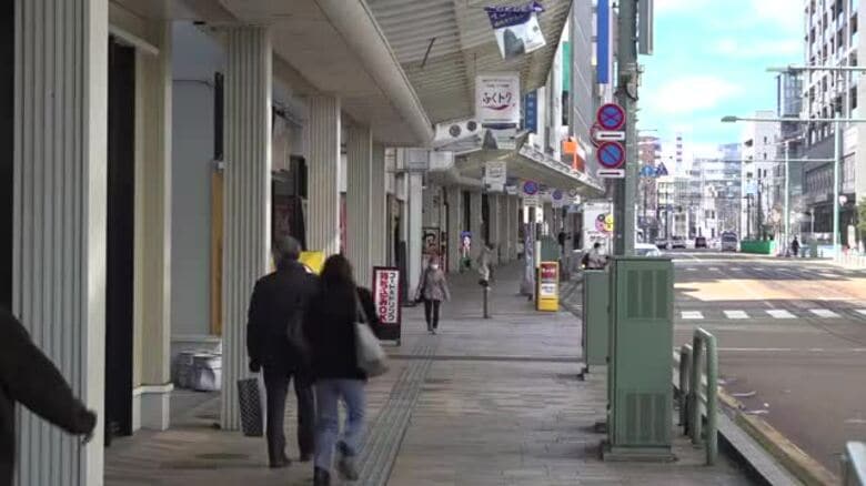 福井市中心部の空きテナントが最少に　中央1丁目213店舗のうち“空き”は20店舗　県や市の出店費用支援が奏功か｜FNNプライムオンライン