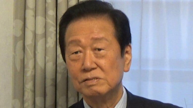 小沢一郎氏、中道は政権交代の受け皿に「なりえない。だから深刻。今中道で選挙に出る人いないだろう」｜FNNプライムオンライン