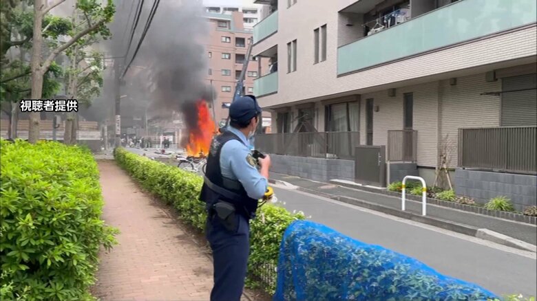 【続報】火元から120メートル離れた建物もガラス割れる…38棟の外壁や天井など被害　地中60センチ「アセチレンガス」ボンベに引火か【東京・江戸川区爆発火災】｜FNNプライムオンライン