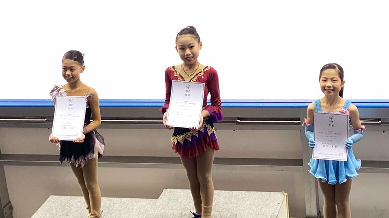 ノービスB女子表彰台(東京選手権)
