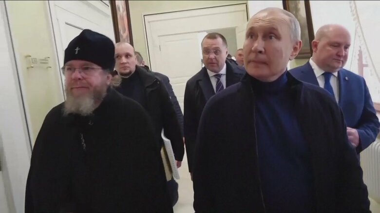クリミア半島を電撃訪問したプーチン大統領