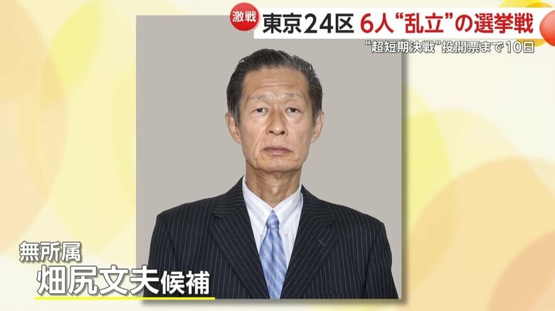 無所属で畑尻文夫氏も立候補