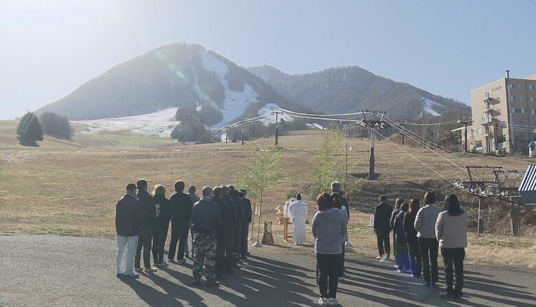 安全祈願式　木島平村　8日
