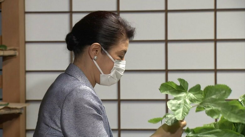 雅子さまは、30日、「ご給桑」を行われた