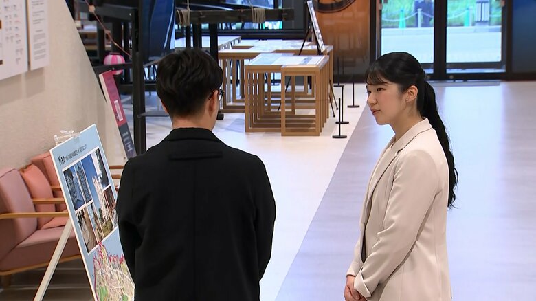 和倉温泉の復興プランについて説明を受けられた愛子さま