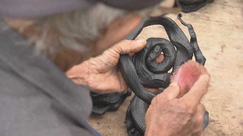 1週間いぶされたイラブー