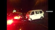 高速道路で逆走か…軽自動車2台が正面衝突し2人死亡1人重体　西名阪自動車道・香芝SA付近　奈良・香芝市