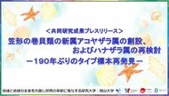 笠形の巻貝類の新属アコヤザラ属の創設、およびハナザラ属の再検討-190年ぶりのタイプ標本再発見-〔京都大学,岡山大学〕