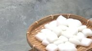 黒部の名水で洗って食べる「水団子」 暑さを癒す伝統の味「のどごしがすごく良い」