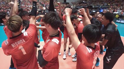 【2分でわかるW杯バレー・スロベニア戦】日本代表パリ決めた！熱戦ハイライト映像【パリ五輪予選】