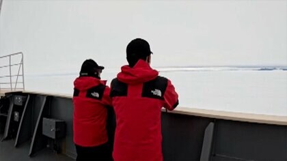 昭和基地を上空から撮影　料理人や先生 南極観測隊の思い