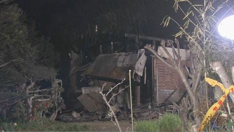 松本市で住宅火災　焼け跡から1人の遺体　住人と連絡取れず　長野