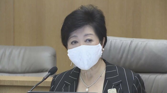 モニタリング会議での小池百合子都知事