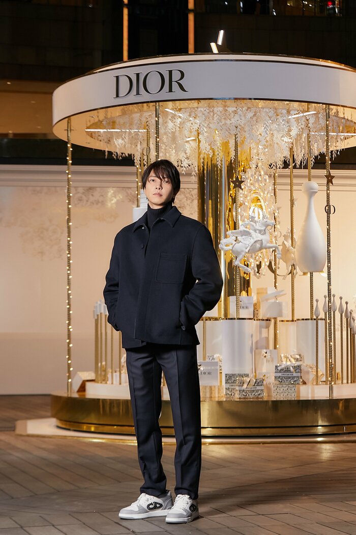 山Pこと山下智久さんも来場 『パルファン・クリスチャン・ディオール』