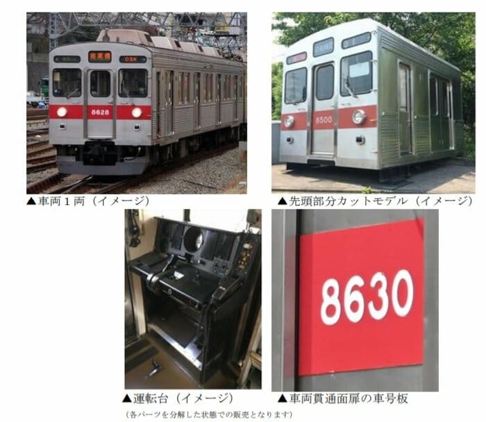 販売する品(提供:東急電鉄㈱)