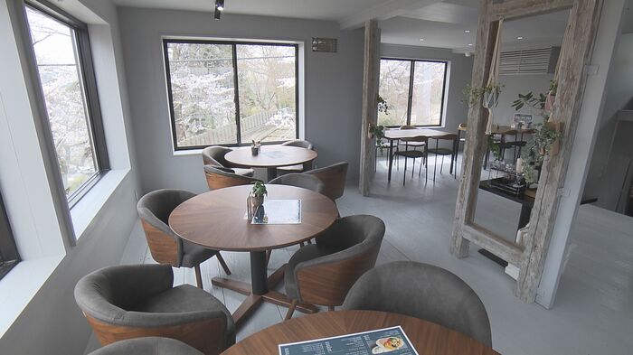 足羽山テラスBIZAN ZEKUの店内