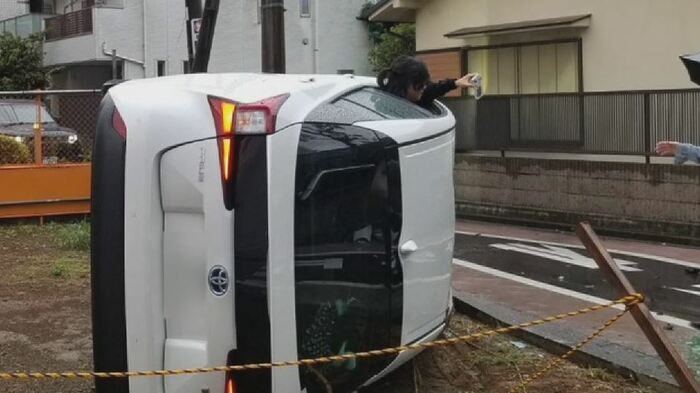 東京都内で単独事故(2023年10月)