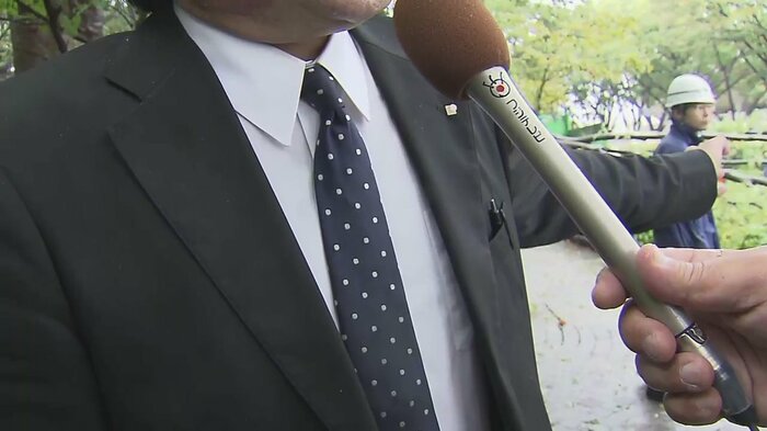 タクシーの運転手が倒木の状況を語った