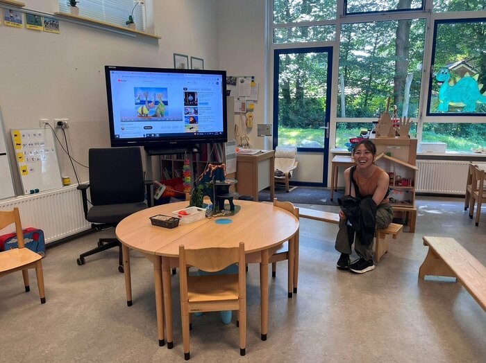 オランダでは幼稚園と小学校を視察した