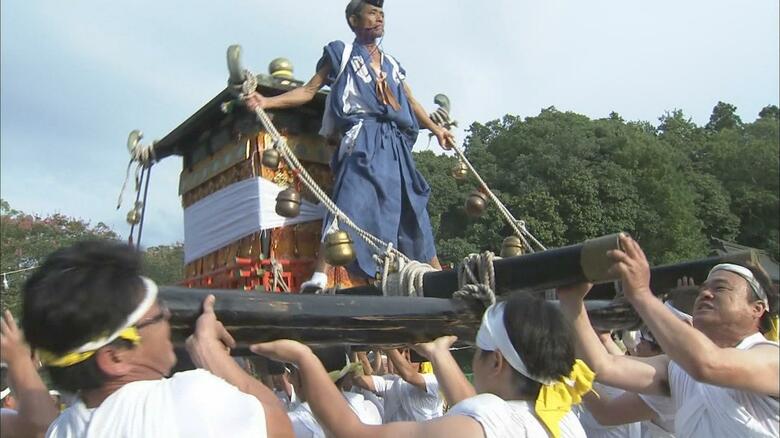 夏の風物詩「神輿」担ぎ手不足が深刻…QRコード、トラックに乗せ運ぶ…存続のために様々な対策　【大分発】｜FNNプライムオンライン