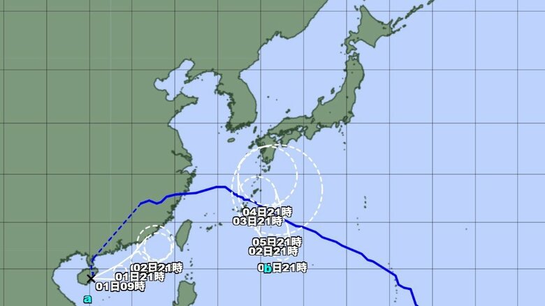 【台風情報】熱帯低気圧“台風のたまご”が日本周辺に2つ　24時間以内に台風に発達する可能性　今後の進路予想は｜FNNプライムオンライン