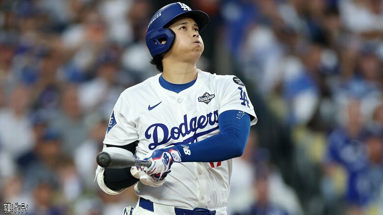 大谷翔平3打数3安打!PS7号ホームランに次いでタイムリー二塁打 フリーマン適時打でホームに還りドジャース同点に追いつく|FNNプライムオンライン