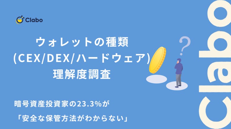 暗号資産投資家の23.3%が「安全な保管方法を見出せていない」