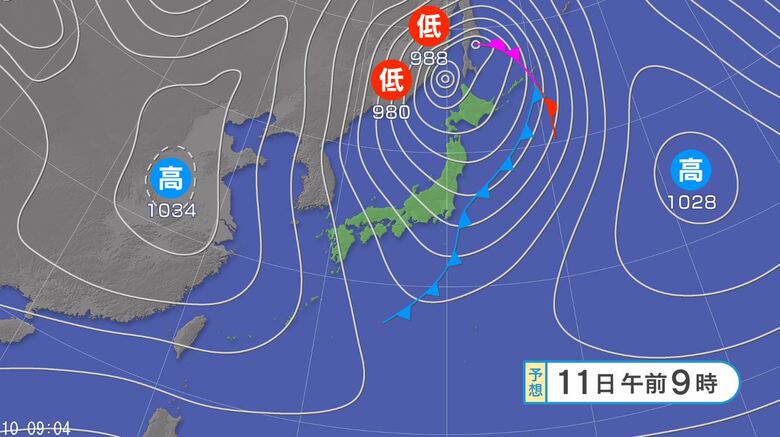 【大雪情報】北日本から西日本では大雪となる所がある見込み　東北100センチ、北陸・近畿70センチ、関東甲信・中国50センチなど　24時間予想降雪量（多い所で 12日午前6時まで）｜FNNプライムオンライン