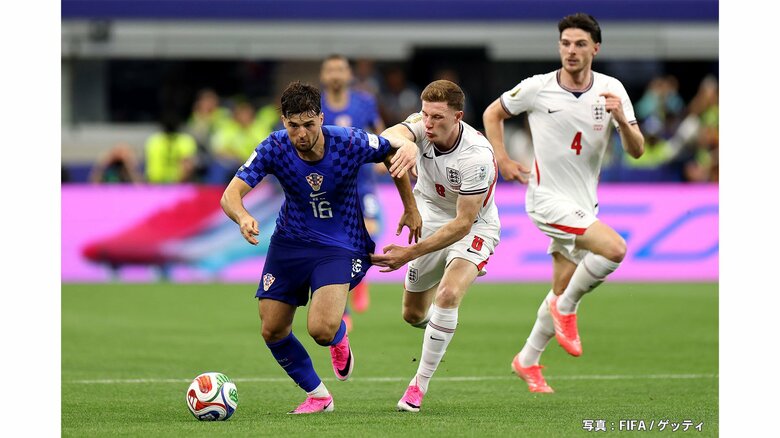 グループリーグL　イングランド 4 - 2 クロアチア　両チーム6ゴールの点の取り合いに【FIFAワールドカップ2026】｜FNNプライムオンライン