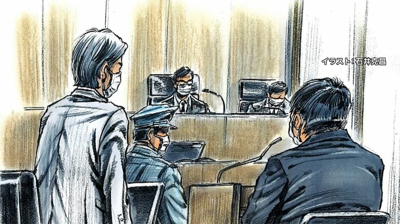今月18日・被告人質問の様子(東京地裁)