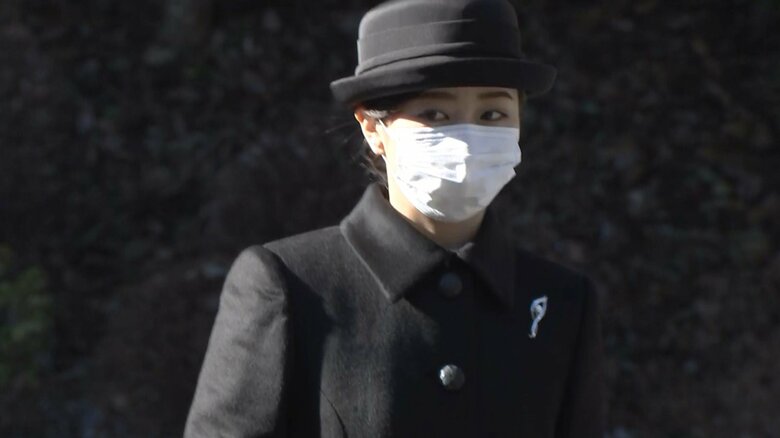 ｢昭和天皇祭の儀」に臨まれる佳子さま（7日午前 武蔵陵墓地）