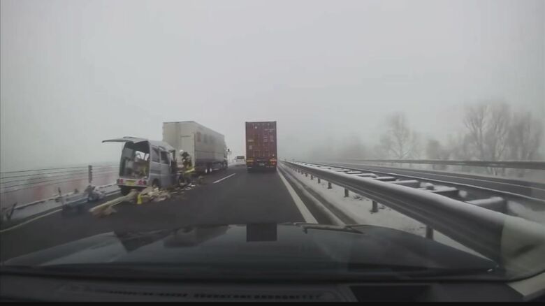 ドライブレコーダー映像より　提供：視聴者