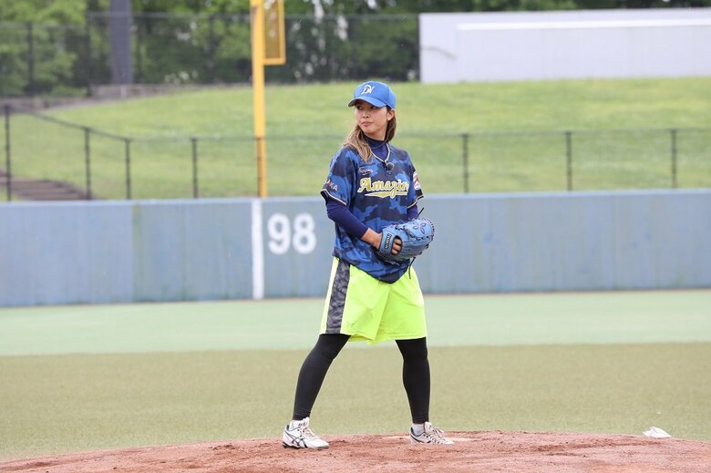 ピッチャー・笹川萌さん