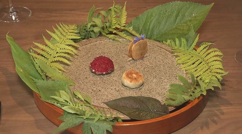 報道公開されたメニュー（前菜の盛り合わせ）