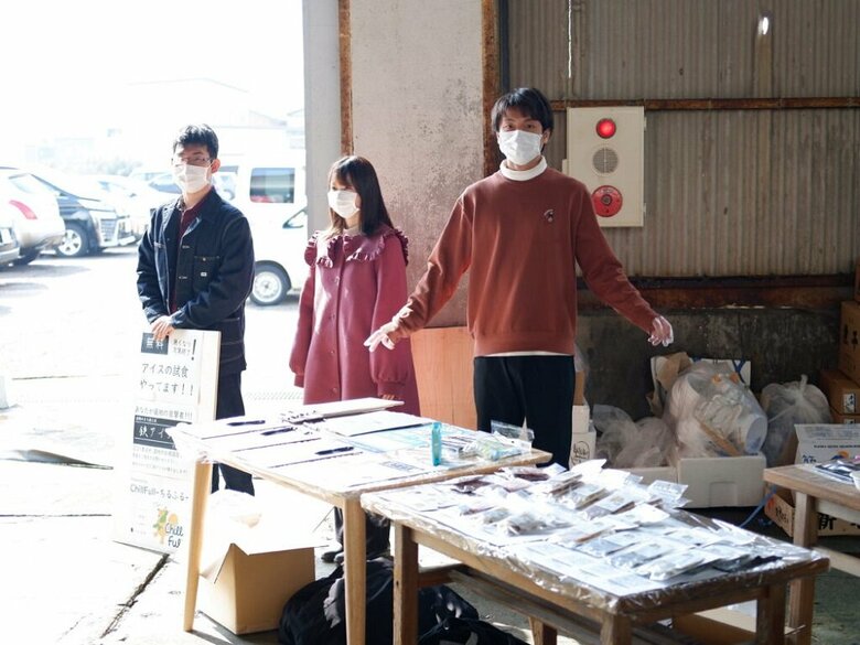 地域イベントで試作アンケートを行った