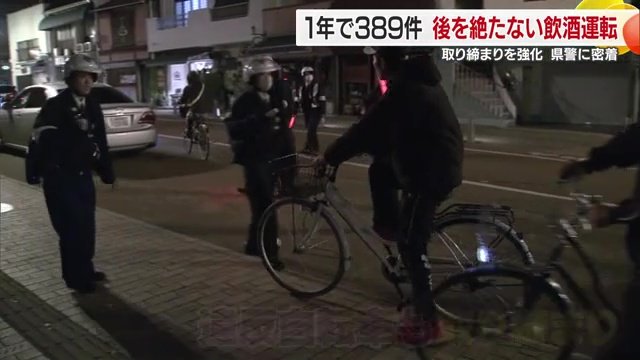 自転車の酒気帯び運転も罰則が強化