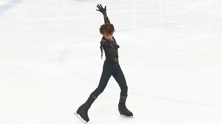 自己ベストを更新したデイリースカイラー海聖（全日本ノービス）