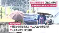 今季初熱中症警戒アラート発表中　天竜で37℃（午前11時時点）各地で猛暑日予想　万全な対策を　