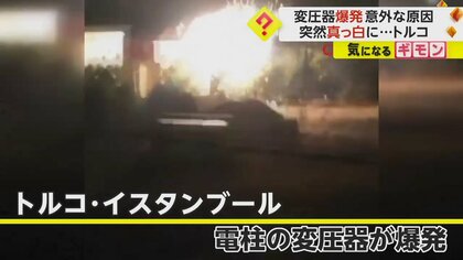 夜の住宅街で爆発…原因はまさかのコウノトリ　電柱の変圧器がショートし火花降り注ぐ　周囲は停電　トルコ