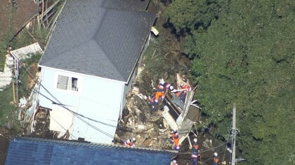 神奈川・三浦市の土砂崩れ現場から遺体発見、安否不明の20代女性か　千葉県知事「台風26号まで時間がない」　住民からも不安の声
