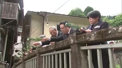 7月豪雨から6年 一家4人死亡の湯平温泉で追悼式典「水害の恐ろしさを認識して」　大分
