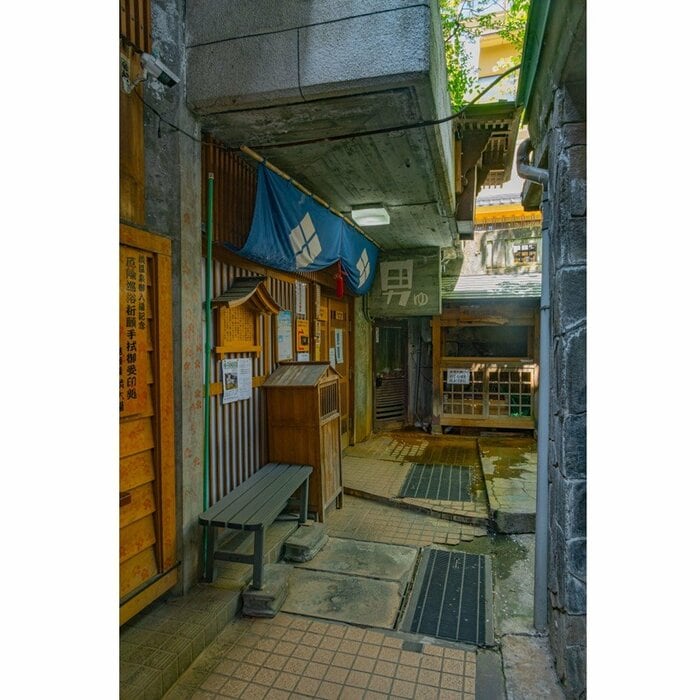 外湯の一つ「渋大湯」