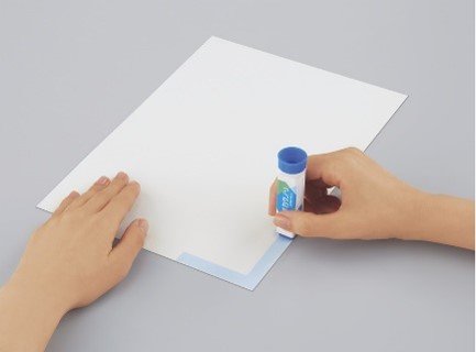 塗った場所に色がついて分かりやすい