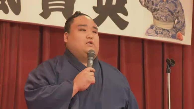 大相撲９月場所　十両・風賢央（西予市出身）が筆頭・大青山に押し出し　８勝５敗で勝ち越し決める【愛媛】｜FNNプライムオンライン