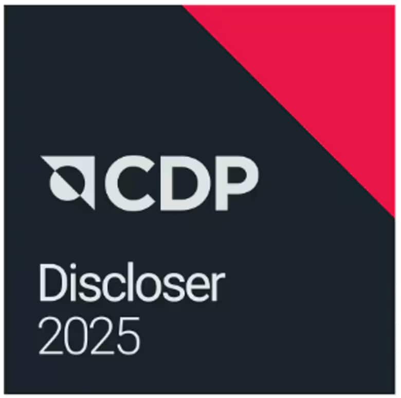 CDP2025の「気候変動」調査にて、２年連続で「Bスコア」に認定。