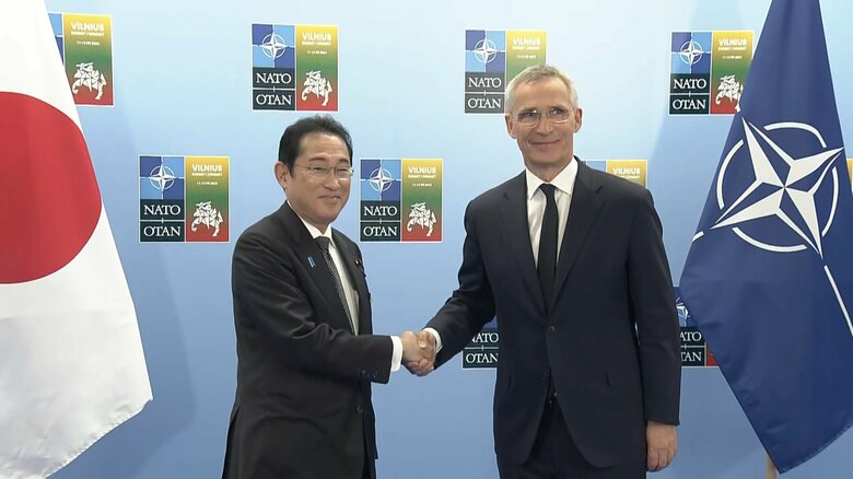 岸田首相「日本とNATOは絆を深めている」　NATO事務総長と会談で“連携を深化したい”と強調｜FNNプライムオンライン
